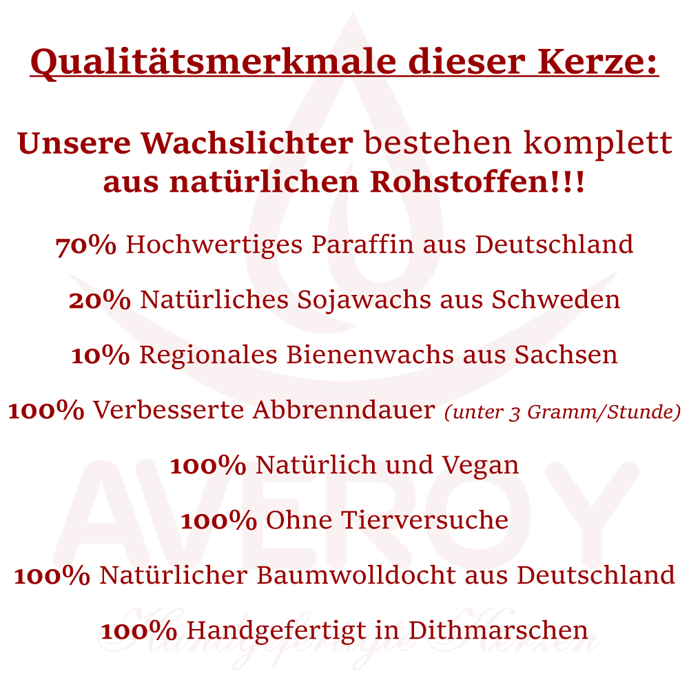 AVEROY Wachslicht Manufaktur - Wachsschale & Windlicht „Teelichtsäule“ in Grau inkl. 3 Duftteekerzen AVEROY Wachslicht Manufaktur - Wir überprüfen regelmäßig unsere Wachsmischungen, um die Qualität unserer Wachslichter zu verbessern!