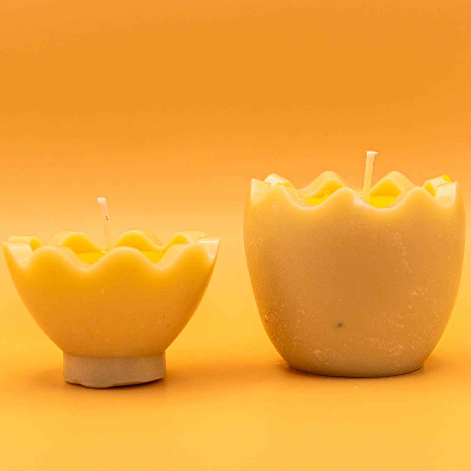 AVEROY Wachslicht-Manufaktur - Wachsschalen-Osterkerzen „Osterei“ in Creme