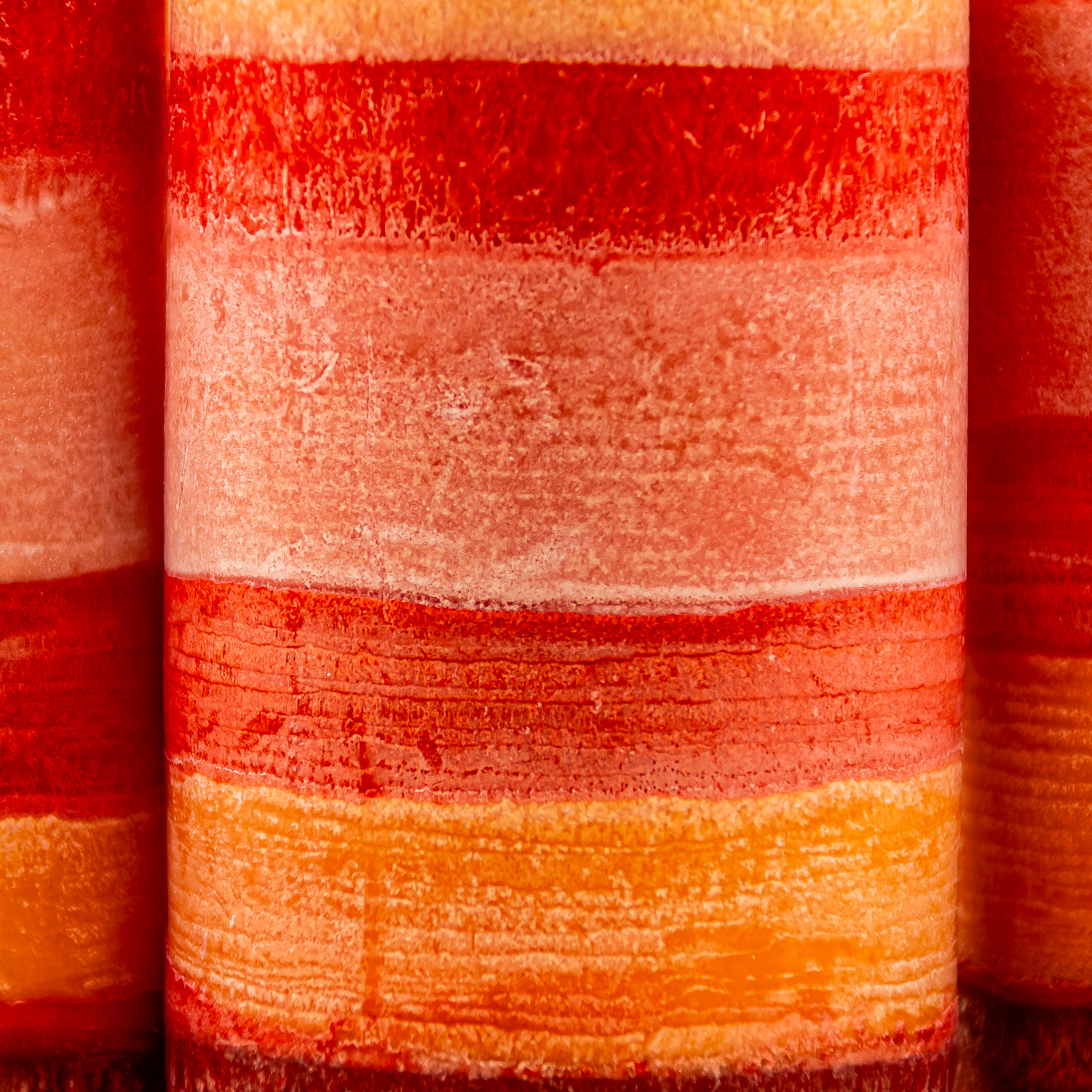 AVEROY Wachslicht-Manufaktur - Palmwachskerzen 3er Set „Der rote BEN“