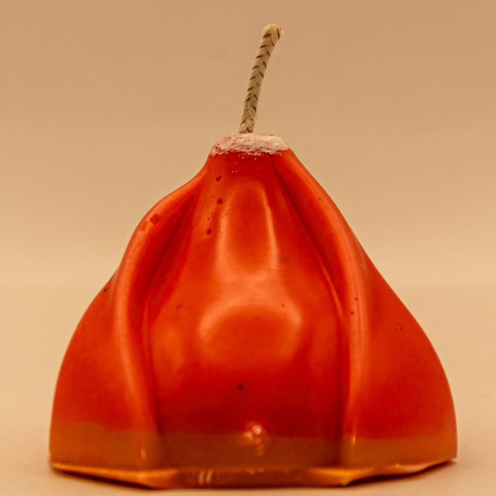 AVEROY Wachslichter - Weihnachtskerze "Zipfelbuam" Sojawachs in Rosa mit Duft Weihnachtsbäckerei